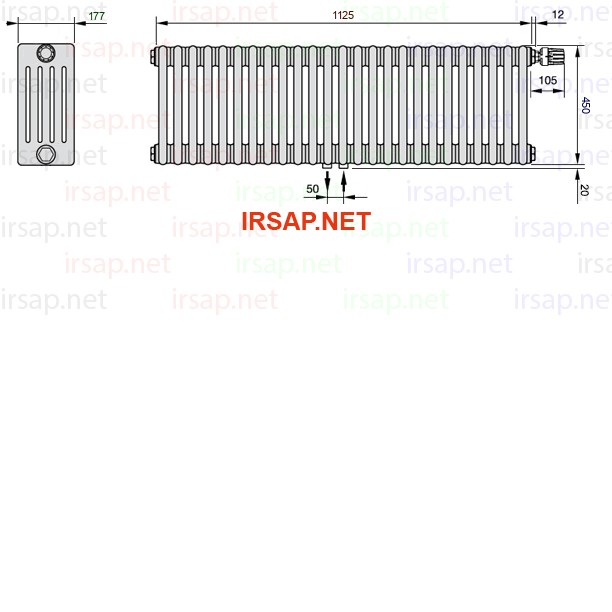 Радиатор IRSAP Tesi 50450/25 T52 CL 01